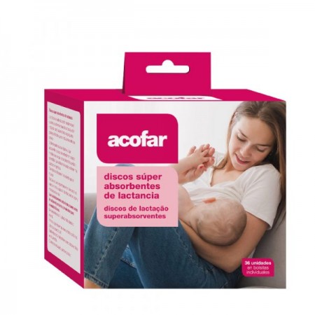 ACOFAR 36 DISCOS SUPERABSORBENTES DE LACTANCIA