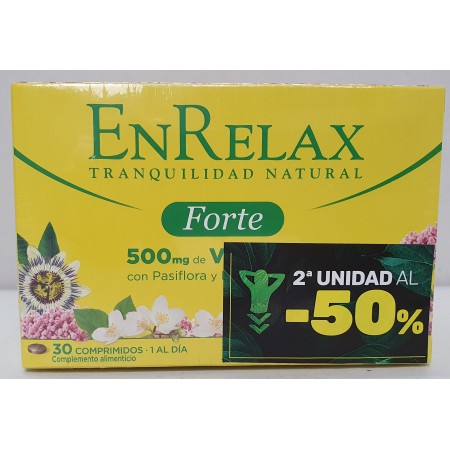 ENRELAX FORTE 2ª UNIDAD AL 50% (60 COMPRIMIDOS)