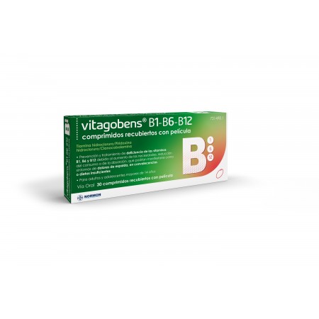 VITAGOBENS B1 B6 B12 30 COMPRIMIDOS RECUBIERTOS