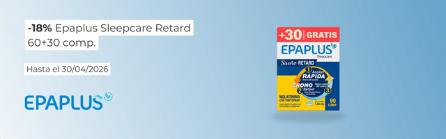 Descuento 18% Epaplus Sleepcare Retard 60+30 comp.