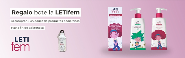 Botella de regalo al comprar LETIfem