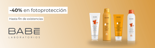 Descuento 40% en fotoprotección Babé